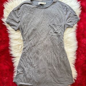 Abercrombie & Fitch Gray T-Shirt Dress